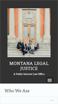 Mobile Screenshot of montanalegaljustice.com